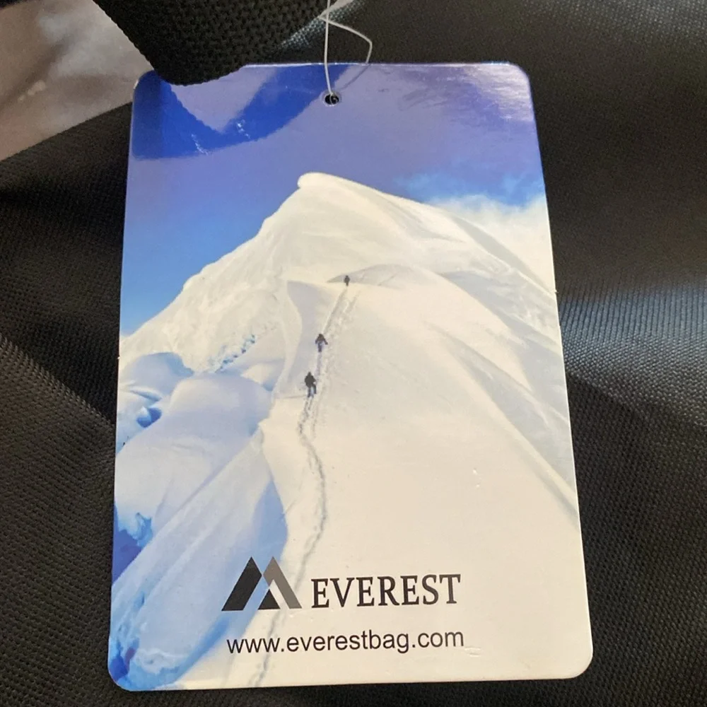 Everest XL 42” Black Duffel Bag NWT Oversized Travel Gym Sports Equipment Canvas